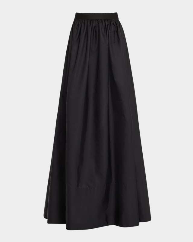 Taffeta Skirt W Pockets